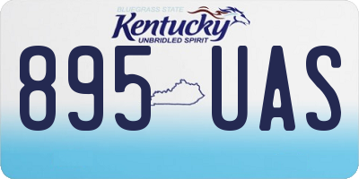 KY license plate 895UAS