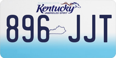 KY license plate 896JJT