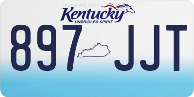 KY license plate 897JJT