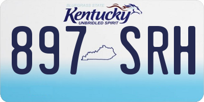 KY license plate 897SRH