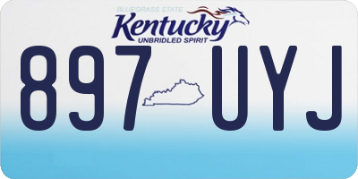 KY license plate 897UYJ