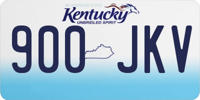 KY license plate 900JKV