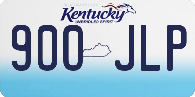 KY license plate 900JLP