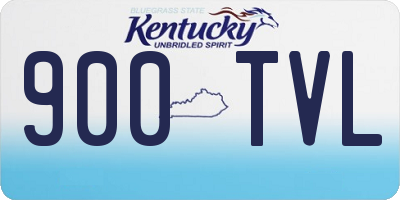 KY license plate 900TVL