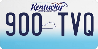 KY license plate 900TVQ