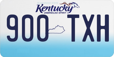 KY license plate 900TXH