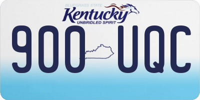 KY license plate 900UQC