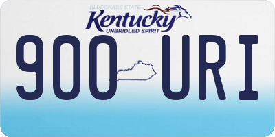 KY license plate 900URI