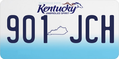 KY license plate 901JCH