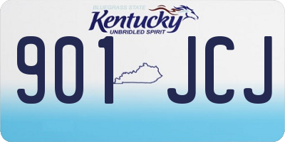 KY license plate 901JCJ