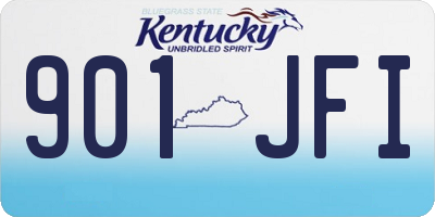 KY license plate 901JFI