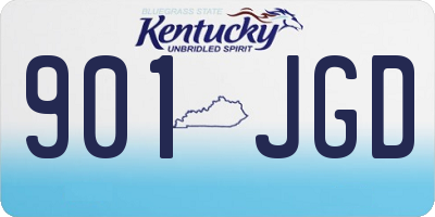 KY license plate 901JGD
