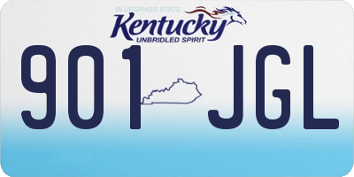 KY license plate 901JGL