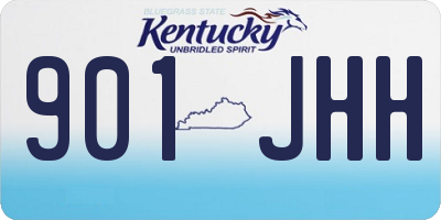 KY license plate 901JHH