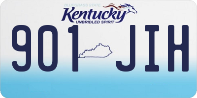 KY license plate 901JIH