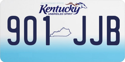 KY license plate 901JJB