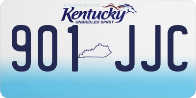 KY license plate 901JJC