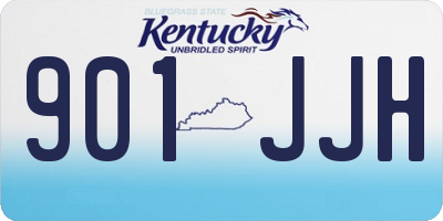 KY license plate 901JJH