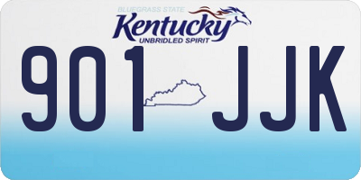 KY license plate 901JJK