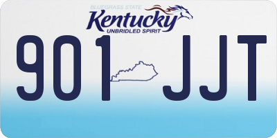 KY license plate 901JJT