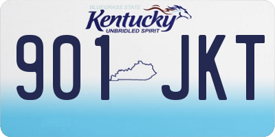 KY license plate 901JKT