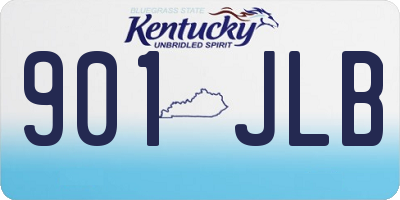 KY license plate 901JLB