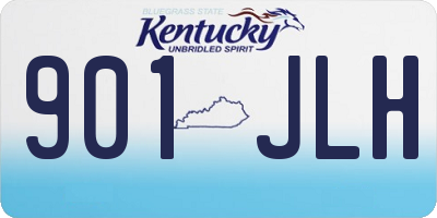 KY license plate 901JLH