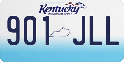 KY license plate 901JLL