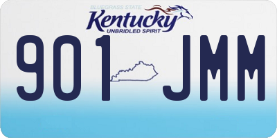 KY license plate 901JMM