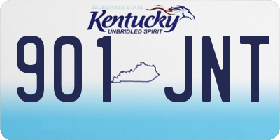 KY license plate 901JNT