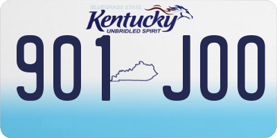 KY license plate 901JOO