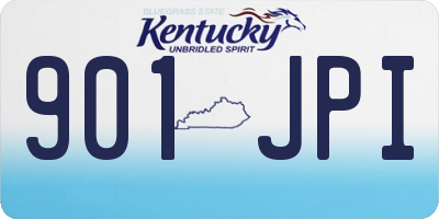 KY license plate 901JPI