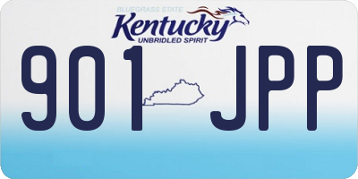 KY license plate 901JPP