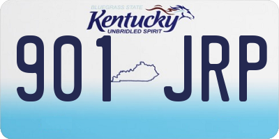 KY license plate 901JRP