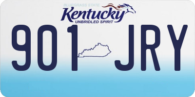 KY license plate 901JRY