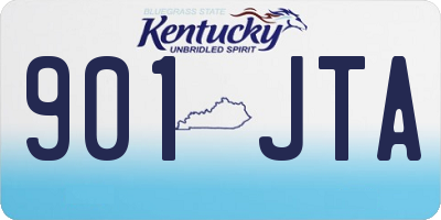 KY license plate 901JTA
