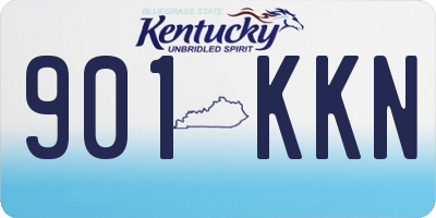 KY license plate 901KKN