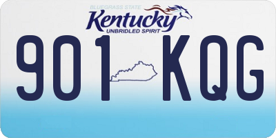 KY license plate 901KQG
