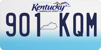 KY license plate 901KQM