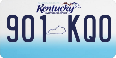 KY license plate 901KQO