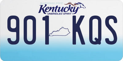 KY license plate 901KQS