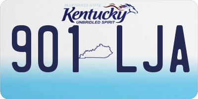 KY license plate 901LJA