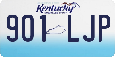 KY license plate 901LJP
