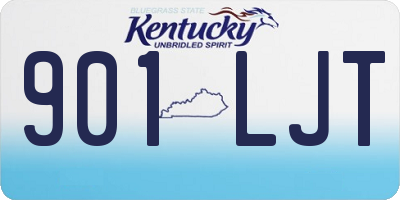KY license plate 901LJT