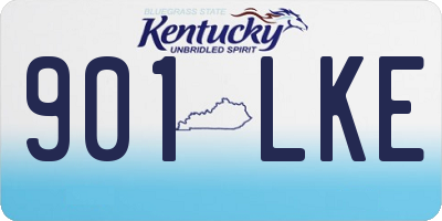 KY license plate 901LKE