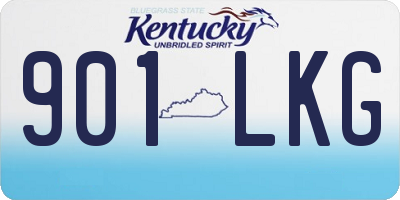 KY license plate 901LKG