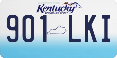KY license plate 901LKI