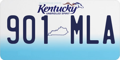 KY license plate 901MLA