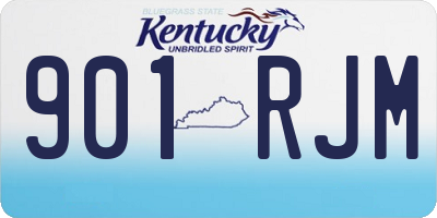 KY license plate 901RJM