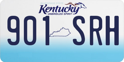 KY license plate 901SRH
